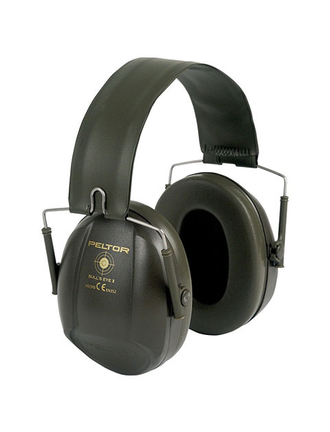 3M Peltor Bull's Eye I Gehörschutzhaube mit klappbarem Stirnband H515FB-516-GN, Grün