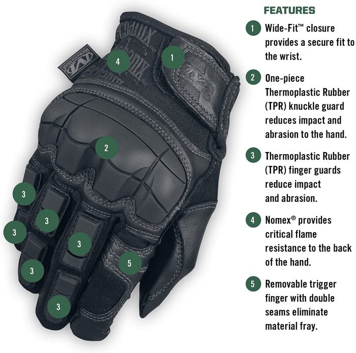Mechanix use guantes de combate FR Breacher