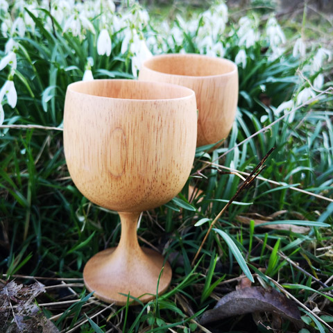 EAGLE Products Wooden wine glasses (2 pieces)