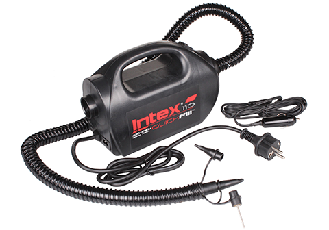 Intex Quick Fill elektrische pomp AC 220-240V/DC 12V zwart