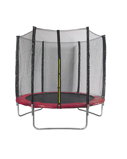 AMIGO trampoline met veiligheidsnet rood 244 cm