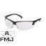 ASG Clear lens protective glasses with adjustable temples