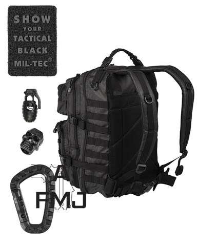 Mil-Tec Tactical Backpack Seals Dry-Bag 35l Schwarz Oliv Rucksack Seesack 