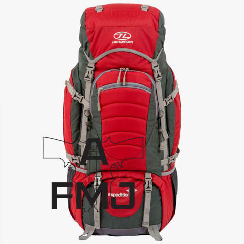 Highlander Backpack 'Expedition' 65 L red