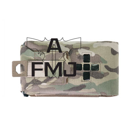 Warrior Assault Systems Laser Cut Small Horizontal Individual First Aid Kit Pouch