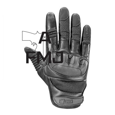 Kinetixx Tactical glove X-Pro with knuckle protector Black