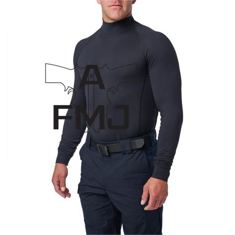 5.11 Tactical Mock Neck Long Sleeve Top Midnight Navy