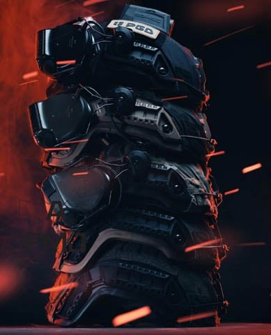 PGD ARCH GEN3 Schwarzer ballistischer Helm