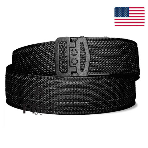 Kore Essentials USA Made Black Tactical Gun Belt 1.5" X10 Buckle