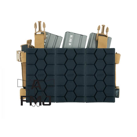 Almohadilla estratégica Haley Chest Rig - Negra