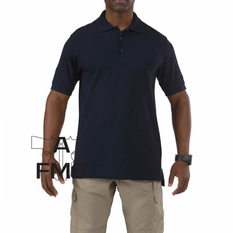 5.11 Tactical Utility Short Sleeve Polo Dark Navy
