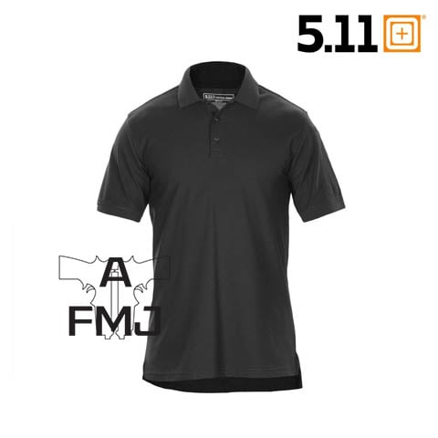 5.11 Tactical Utility Short Sleeve Polo Black