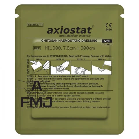 Axiostat Hemostatic Z-Fold Gauze 8 x 300cm