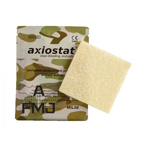 Axiostat Chitosan Hemostatic Trauma Patch 8 x 8cm