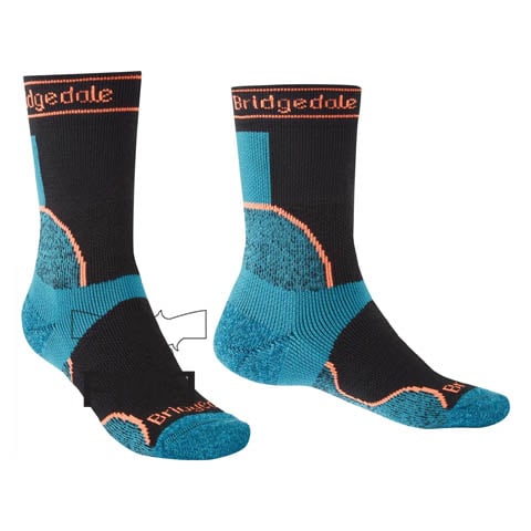Bridgedale Women's Trail Run Midweight T2 Merino Sport Crew