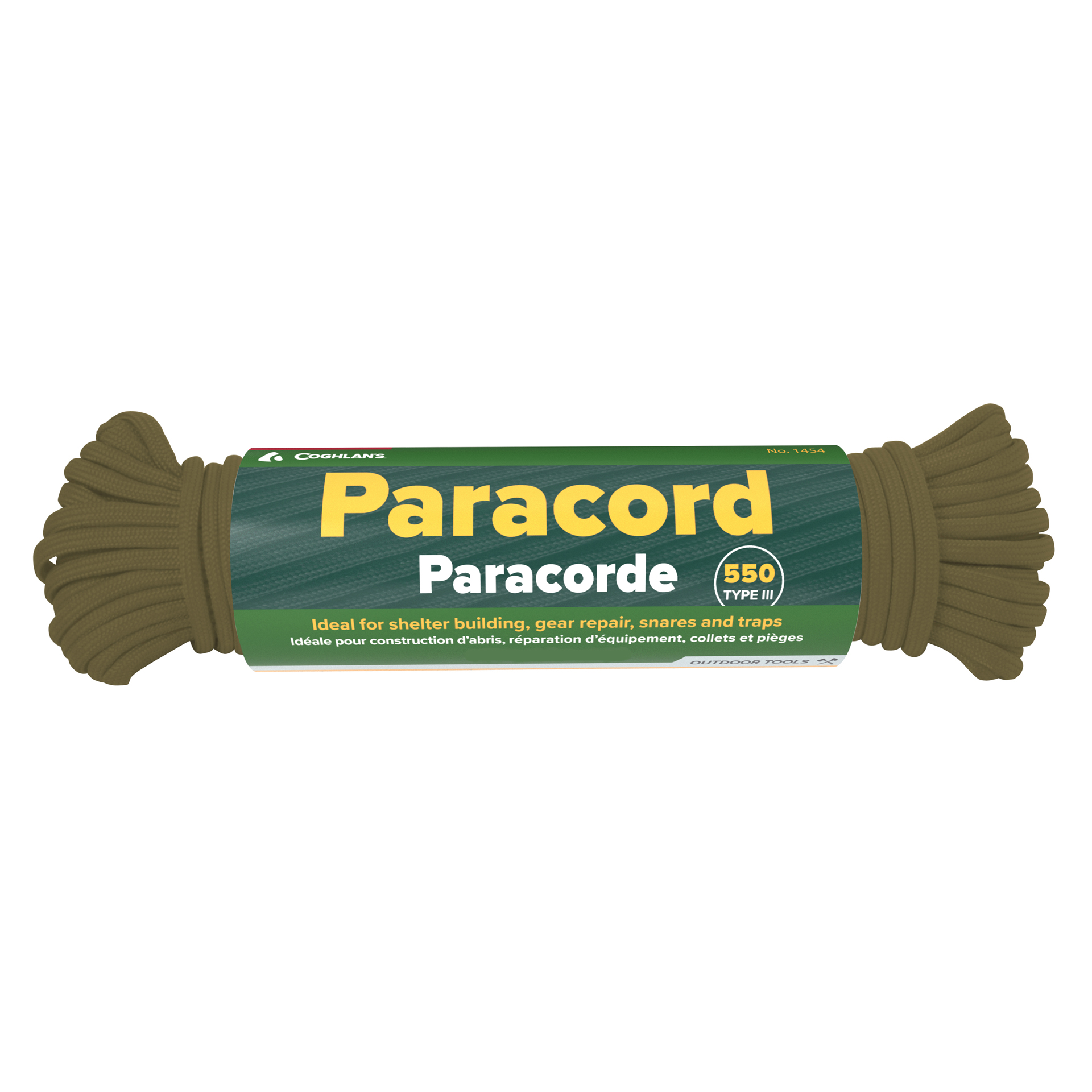CL Paracord 550 30,5m Olijfgroen - Coghlans