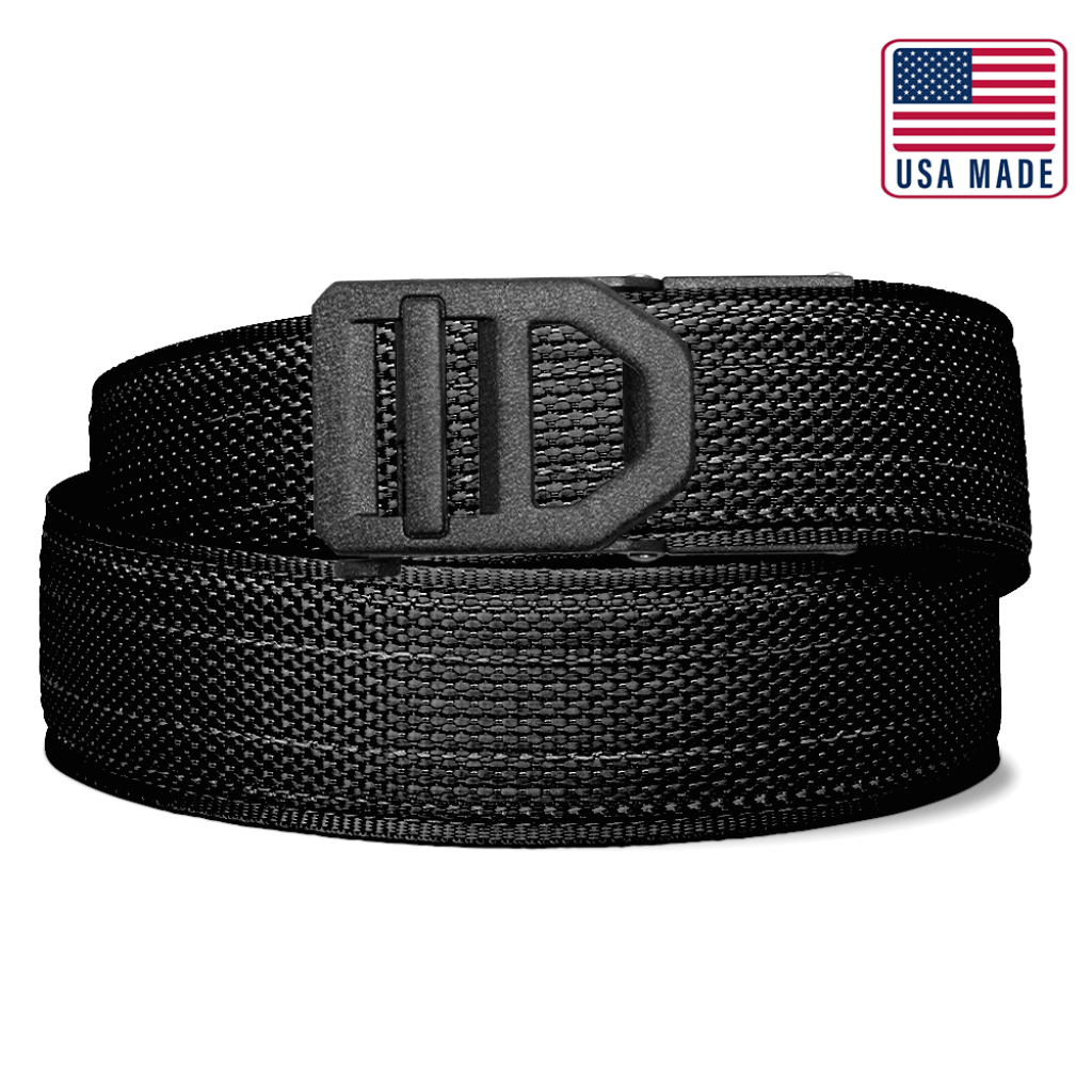 Kore Essentials Black USA Tactical Nylon Gun Belt 1.5" X5 Buckle