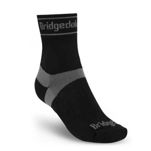 Bridgedale Women Trail Run Ultralight T2 Merino Sport 3/4 Crew Black