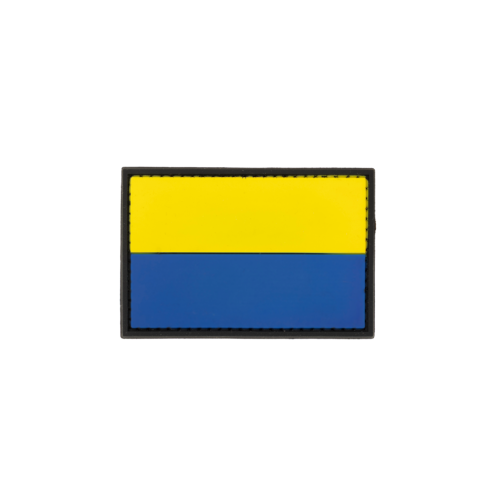 Snigel Blå-Gulmärke blauw-gele velcro patch