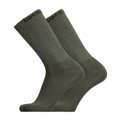 UphillSport Combat merino - technical merino wool socks for tactical use - Groen