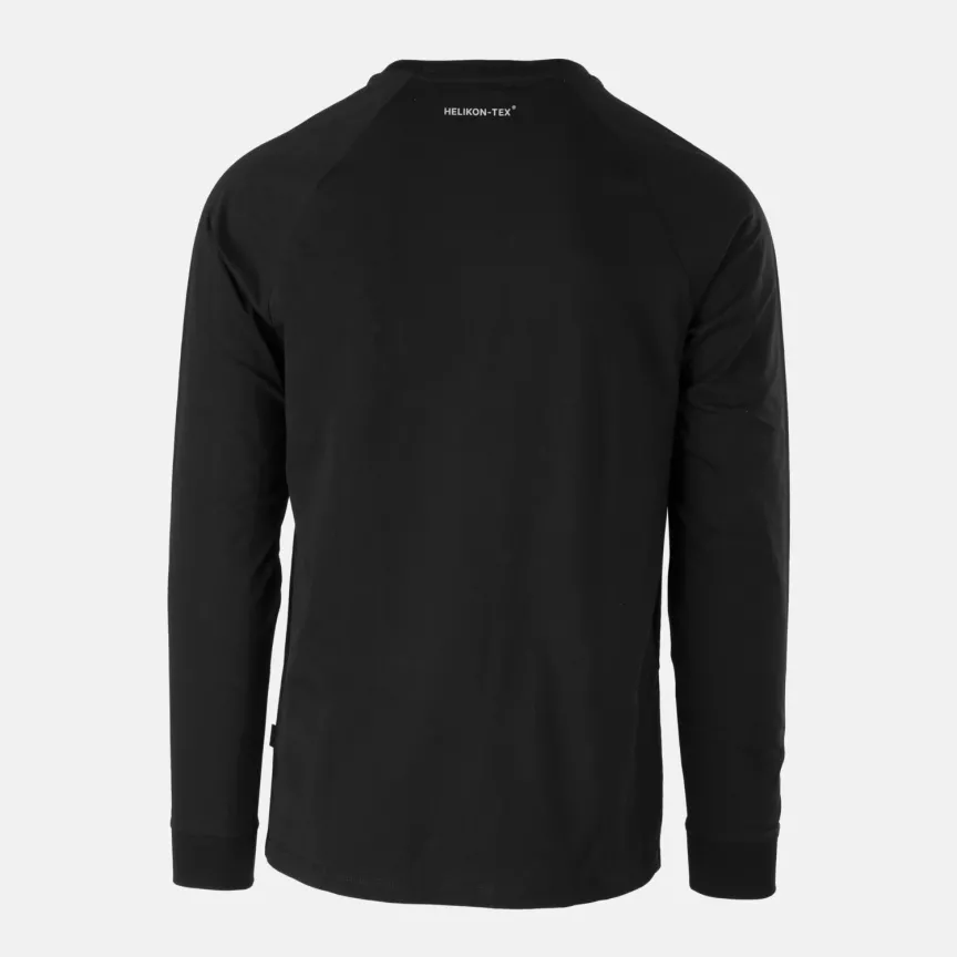 Helikon-Tex T-shirt Long Sleeve (Logo) - Zwart - Afbeelding 3