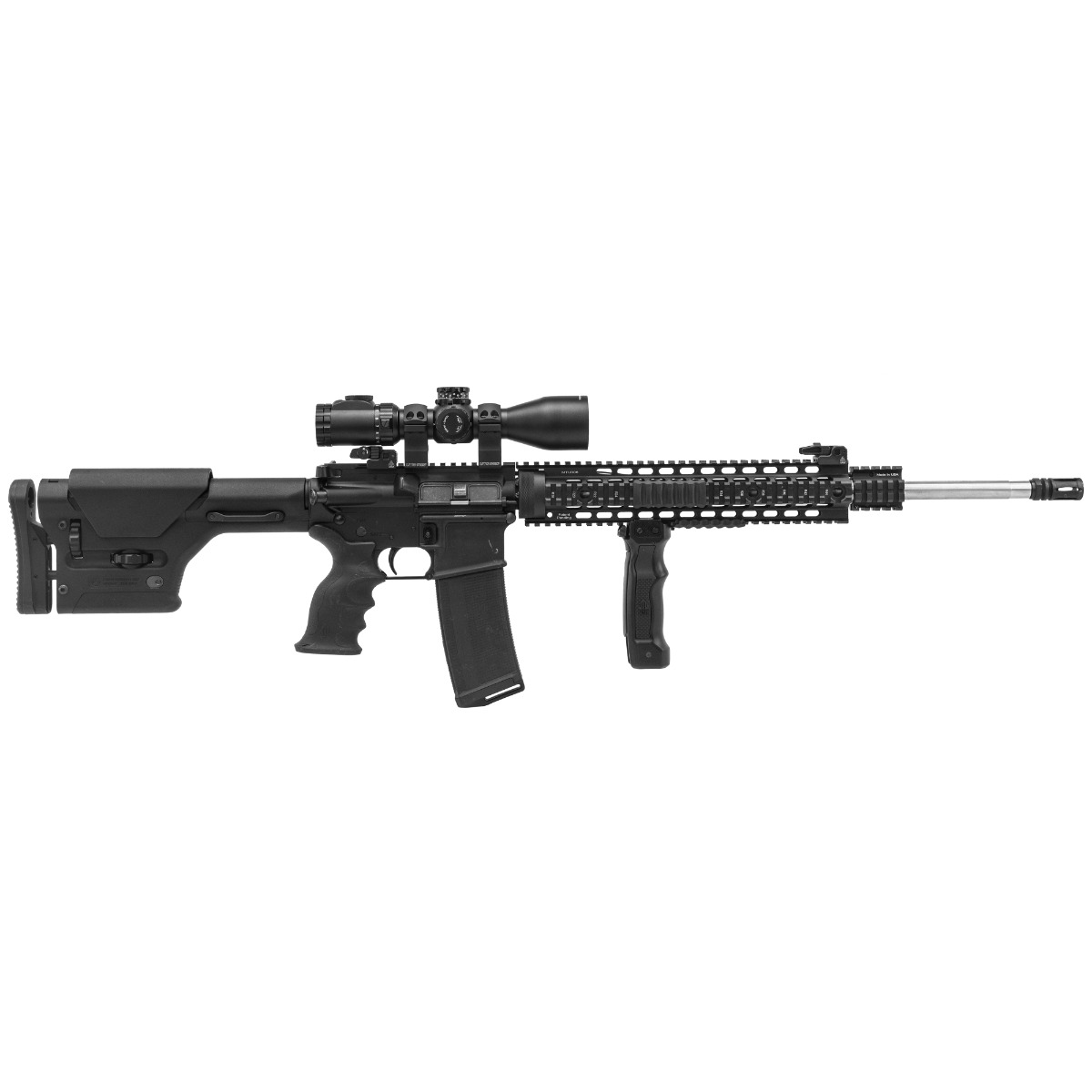 UTG D Grip Bipod uitgeklapt