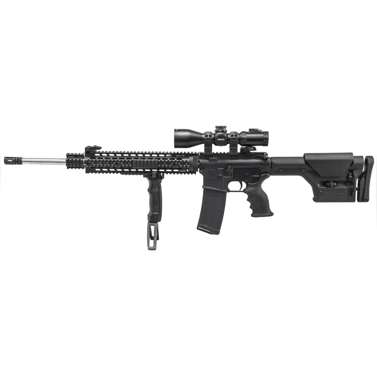 UTG D Grip Bipod ingeklapt