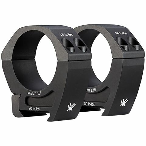 Vortex Pro Series Montageringen PR34-L 34 mm Laag