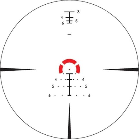 Vortex Strike Eagle 1-8x24 FFP Richtkijker, EBR-8 Dradenkruis (MOA)